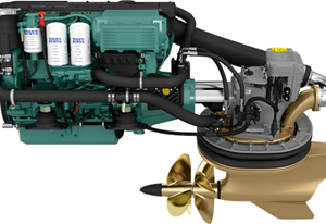 Volvo Penta IPS350 with Twin D4 engines 350hp