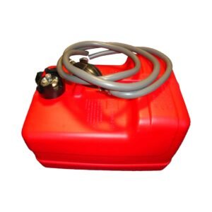 Boatworld 3 Gallon External Fuel Tank for Outboards with Fuel Line