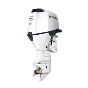 Honda 115hp White iST Outboard | Intelligent Shift and Throttle, Electric Start, 20" Shaft | BF115JLDA