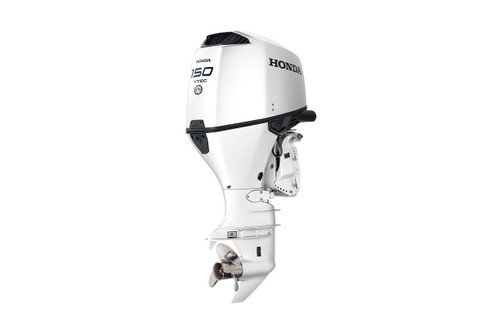 Honda 150hp White iST Outboard | Intelligent Shift and Throttle, Electric Start, 25" Shaft | BF150DXDA