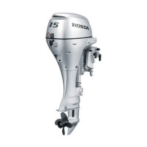 Honda 15hp Power Thrust Portable Outboard | Remote Mechanical, Electric and Manual Start, 25" Shaft | BFP15D3XRT