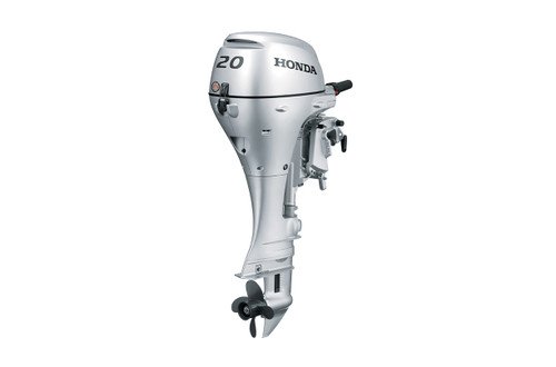 Honda 20hp Portable Outboard | Tiller, Manual Start, 20" Shaft | BF20D3LH