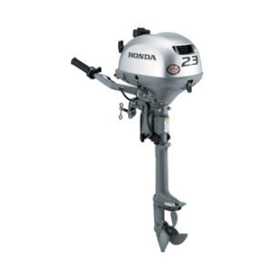 Honda 2.3hp Portable Outboard | Tiller, Manual Start, 15" Shaft | BF2.3DHSCH