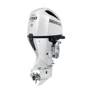Honda 250hp White Outboard | Remote Mechanical, Electric Start, 25" Shaft | BF250DXRA