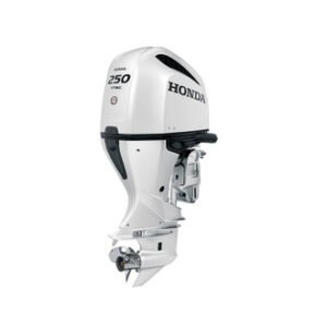 Honda 250hp White Outboard | Remote Mechanical, Electric Start, 30" Shaft, Counter Rotation | BF250DURA