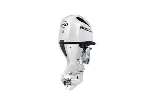 Honda 250hp White Outboard | Remote Mechanical, Electric Start, 30" Shaft, Counter Rotation | BF250DURA