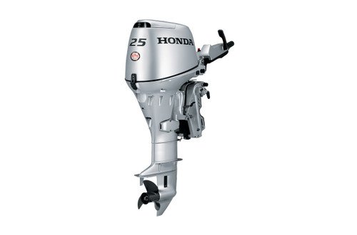 Honda 25hp Outboard | Tiller, Electric Start, 15" Shaft | BF25D3SHG | Clearance | 2414