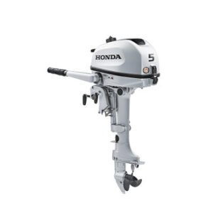 Honda 5hp Portable Outboard | Tiller, Manual Start, 20" Shaft | BF5DHLHNA