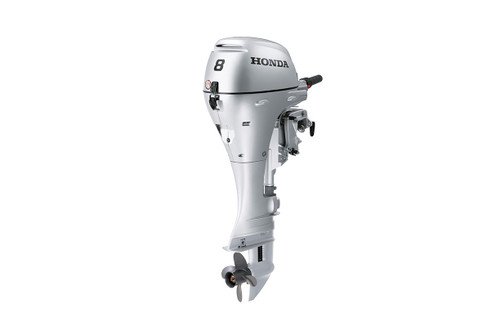 Honda 8hp Portable Outboard | Tiller, Manual Start, 20" Shaft | BF8DK3LHA