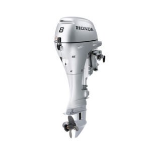Honda 8hp Power Thrust Portable Outboard | Remote Mechanical, Electric and Manual Start, 20" Shaft | BFP8DK3LRT