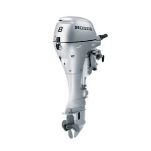 Honda 8hp Power Thrust Portable Outboard | Tiller, Electric and Manual Start, 25" Shaft | BFP8DK3XHS
