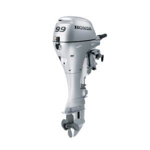 Honda 9.9hp Power Thrust Portable Outboard | Tiller, Manual Start, 25" Shaft | BFP10D3XH