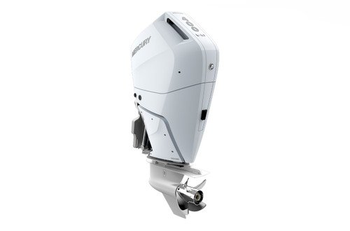 Mercury 400hp White Verado V10 Outboard | Digital Throttle and Shift, Electric Start, 25" Shaft | 400XL