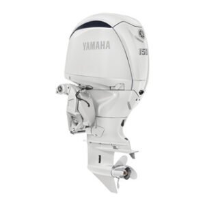 Yamaha 150hp White DEC Outboard | Digital Electronic Controls, 25" Shaft | F150XSA2